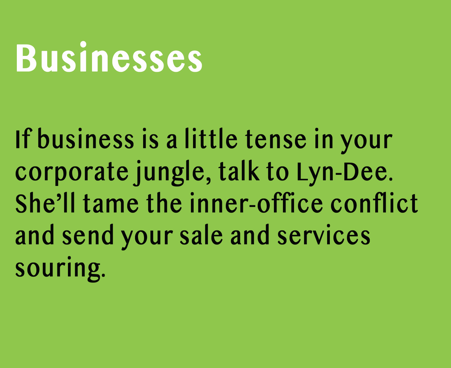 Business Training with Lyn-Dee Eldridge