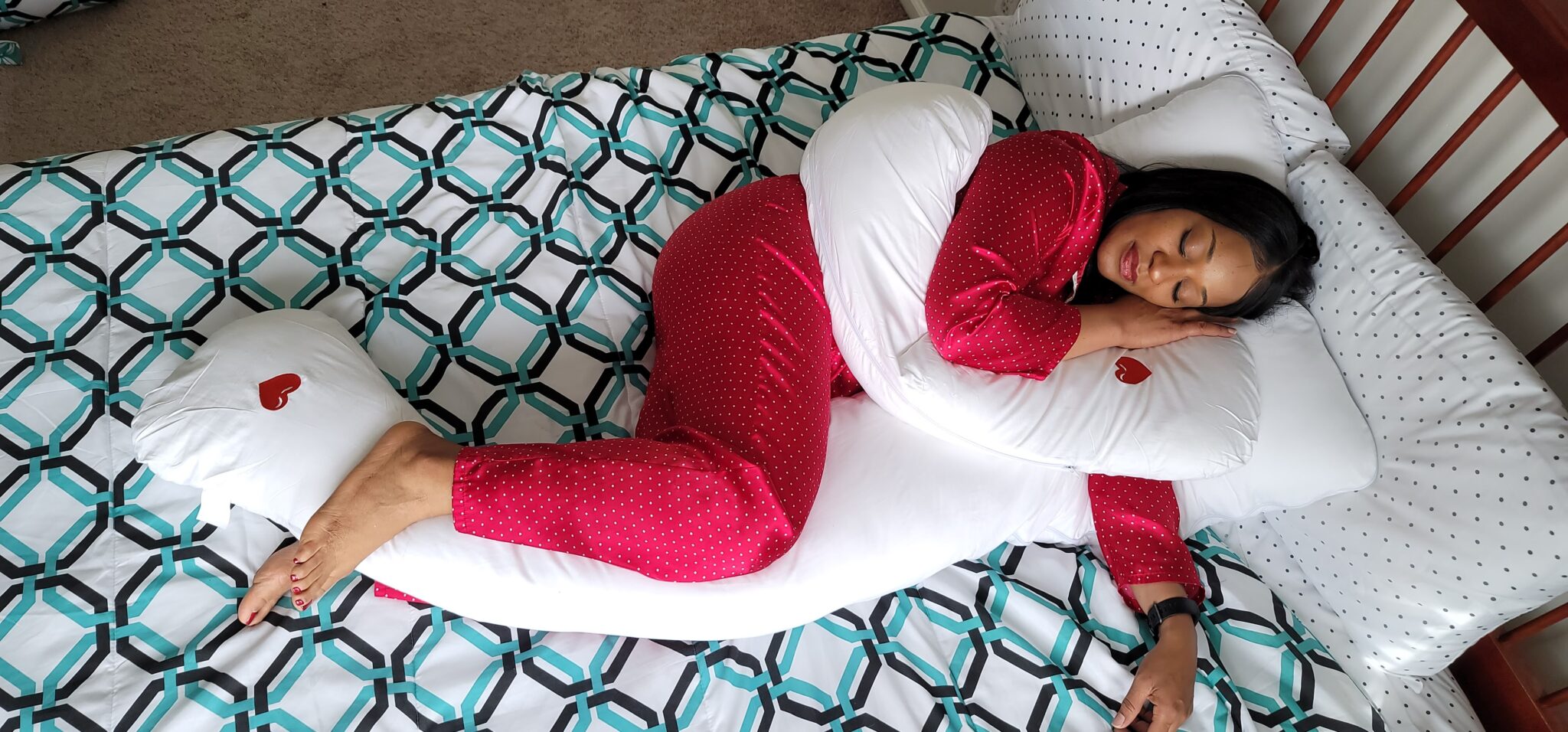 Cuddleup Body Pillow for Hip Pain, Low Back and Pelvic Pain - Hip